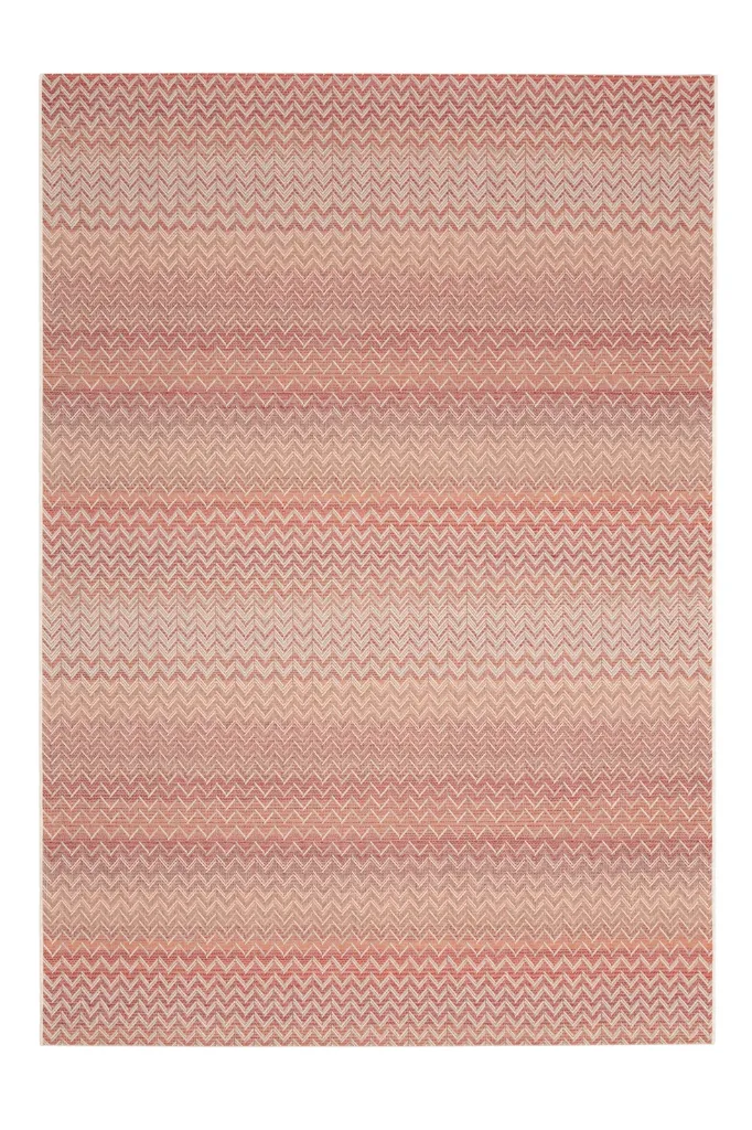 [024043010-31413-260-0396] Tapis d'extérieur Ziggy rouge/beige 260x396