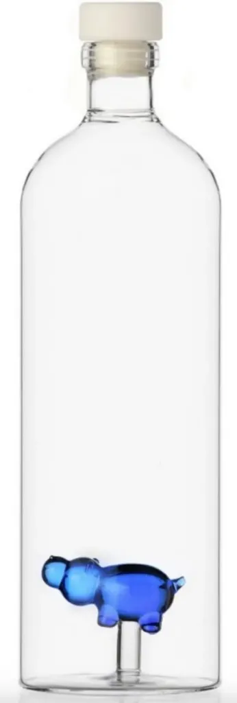 Animal farm bottle - Hippo bleu 1,15L
