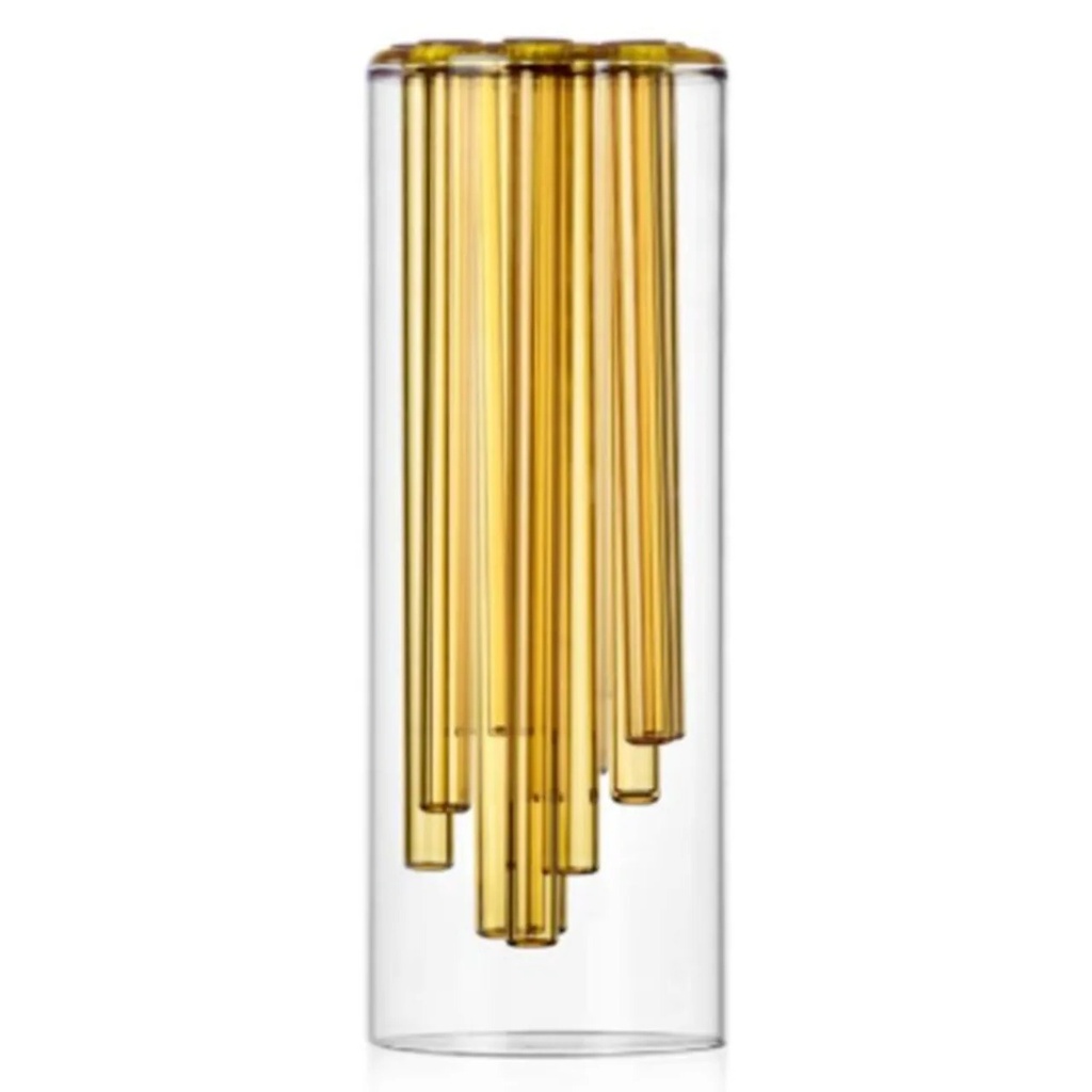 [09348600] JELLY yellow vase H30