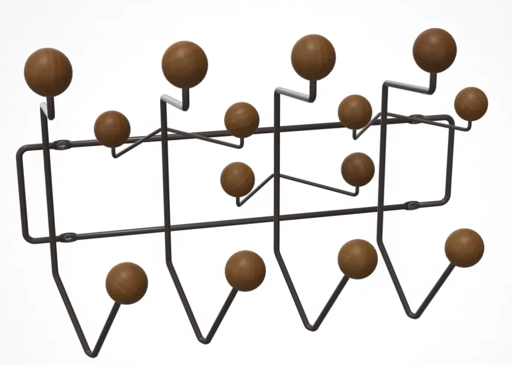 [20119116] Porte-manteau hang it all - noyer naturel