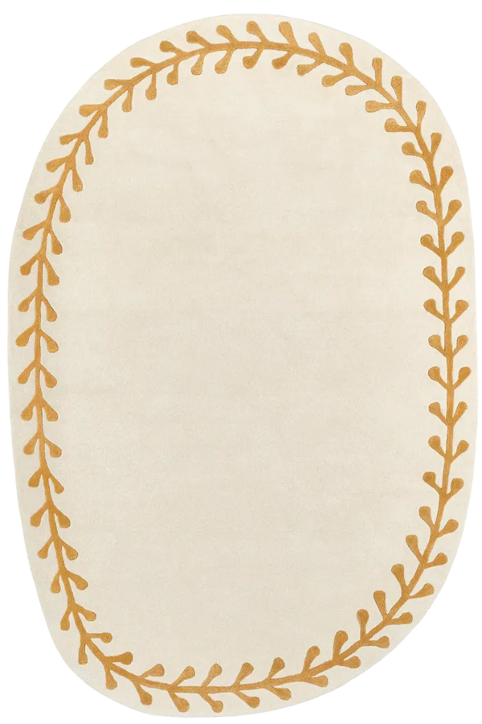 Tapis Jaune en Laine Kalamata 20x300