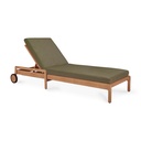 Chaise longue de Jardin ajustable Jack