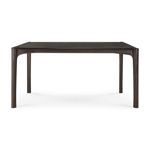 [11581] Table PI teak dark brown 160x80