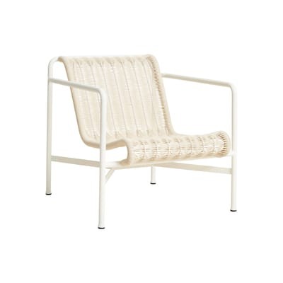 [AE453-A800] Fauteuil Palissade Cord bas – blanc crème