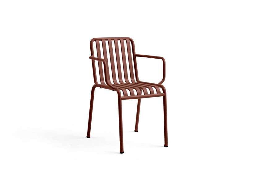 Chaise Palissade avec accoudoirs - Iron Red