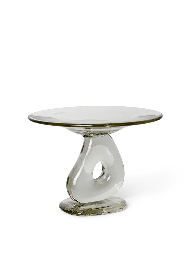 Centre de table en verre Damo – transparent – Ø30