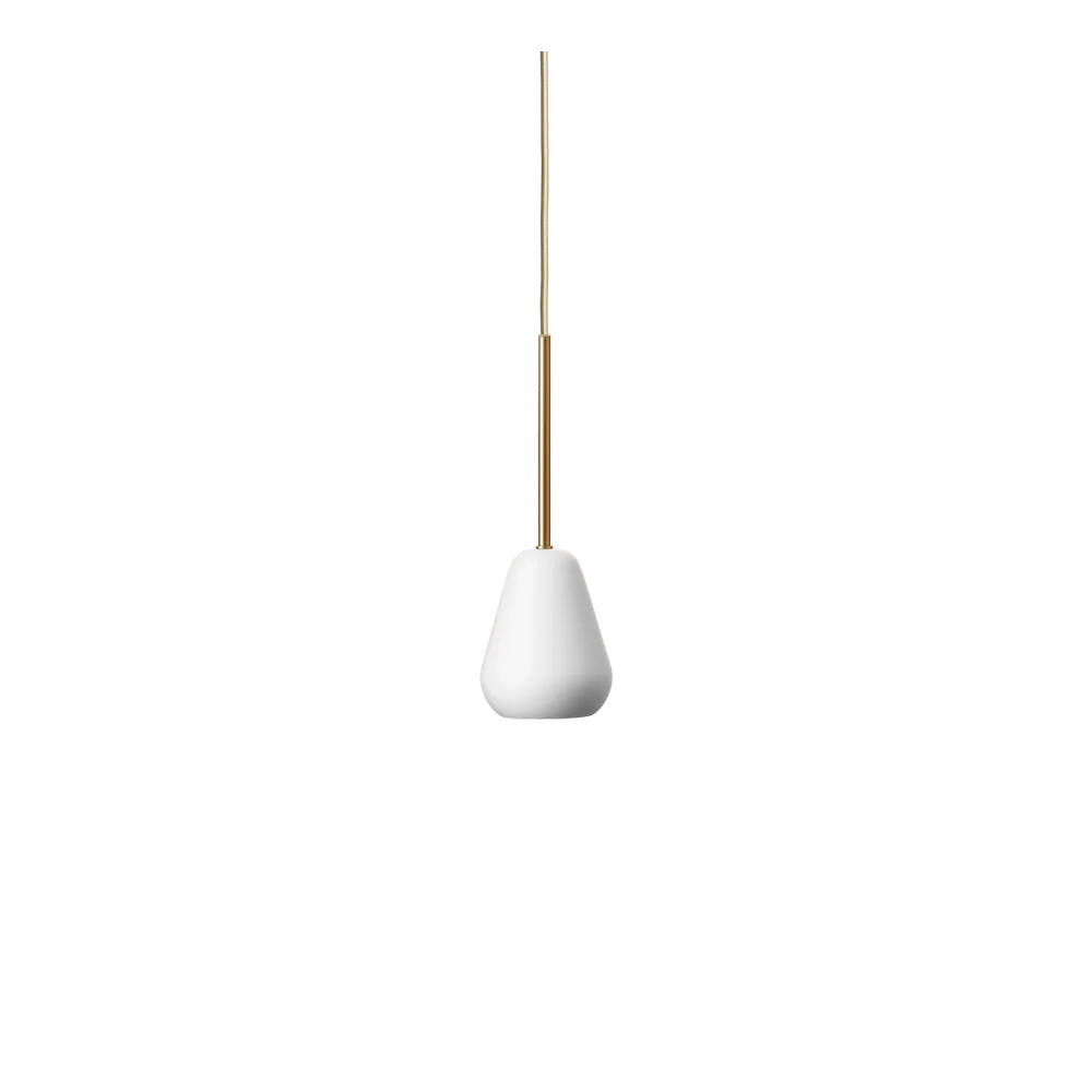 [2013007] Anoli Spot Pendant nordic gold / white