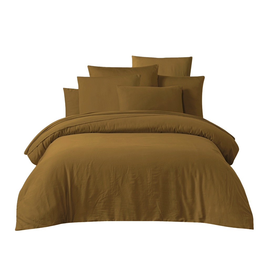 [H010_DH2_005] Linge de lit TALOA Gold (Drap housse 140 x 200)