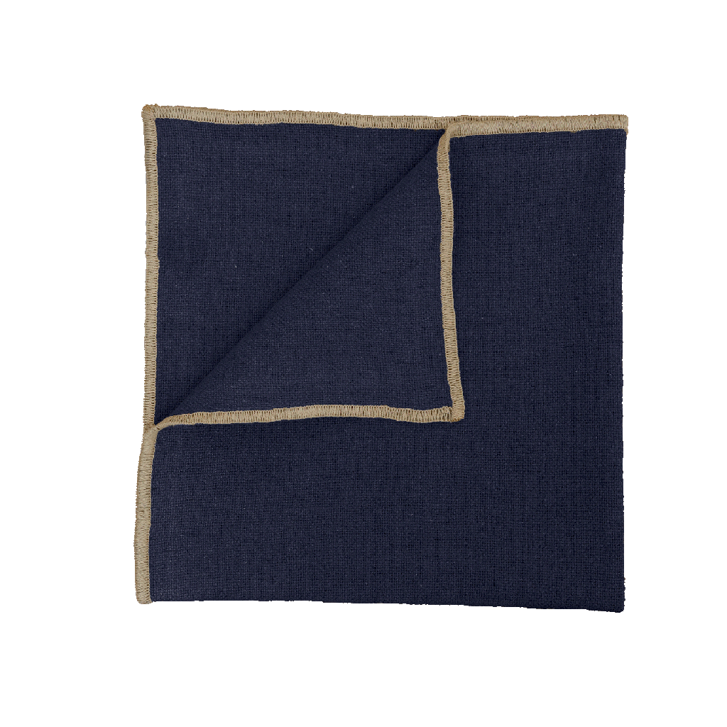 [100121_13_040] Serviette corte - encre - 40x40cm