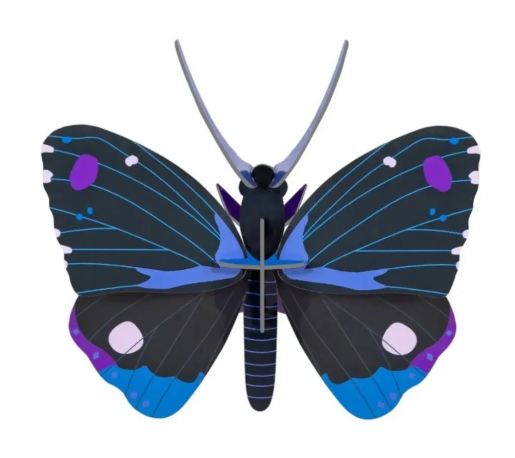 [IMA121] Small insects - papillon blue diadem