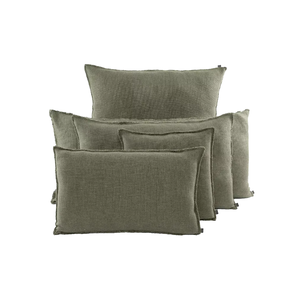[100530_09_060H] Housse de coussin California Kaki (40 x 60)