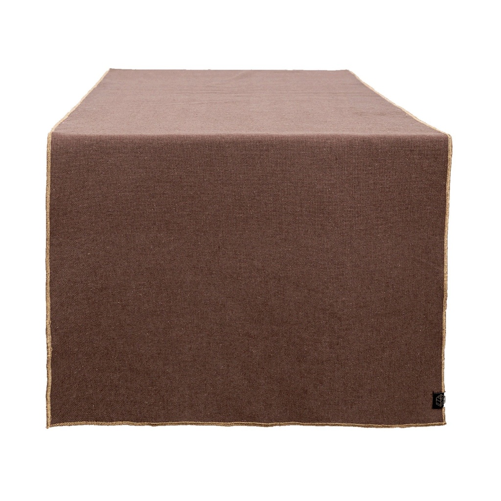 Chemin de table Haomy Verone ganache 48x160