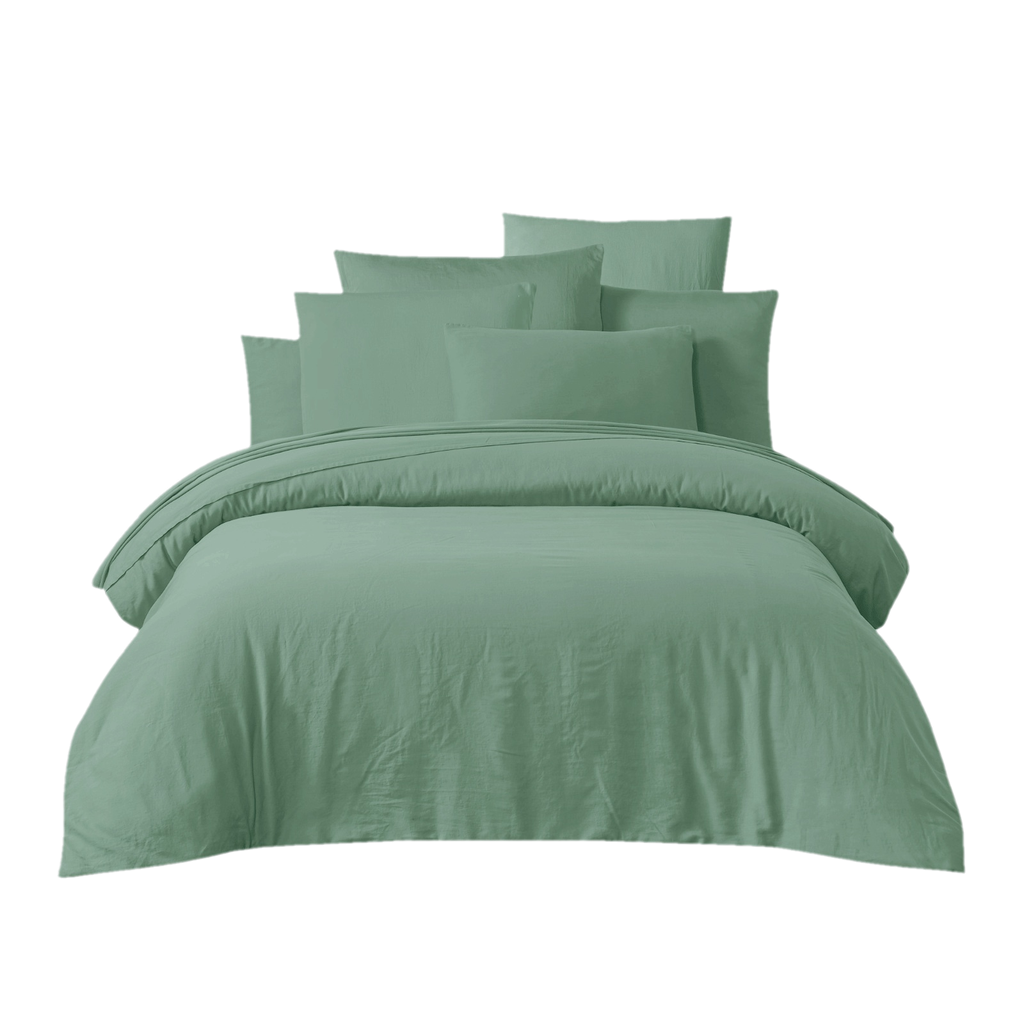 Linge de lit Haomy TALOA Céladon
