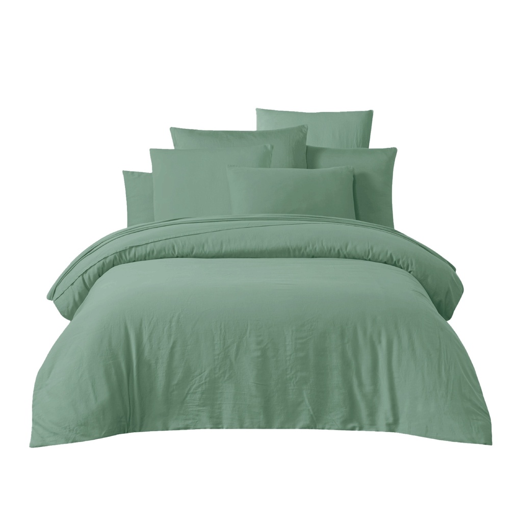 Linge de lit TALOA Céladon (Drap housse 140 x 200)