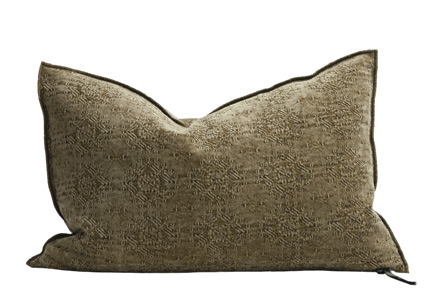Coussin Vice Versa Jacquard Stone Washed Kilim - kilim bronze