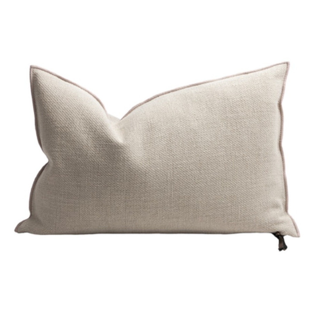 Coussin Vice Versa Lin Stone Washed - ciment