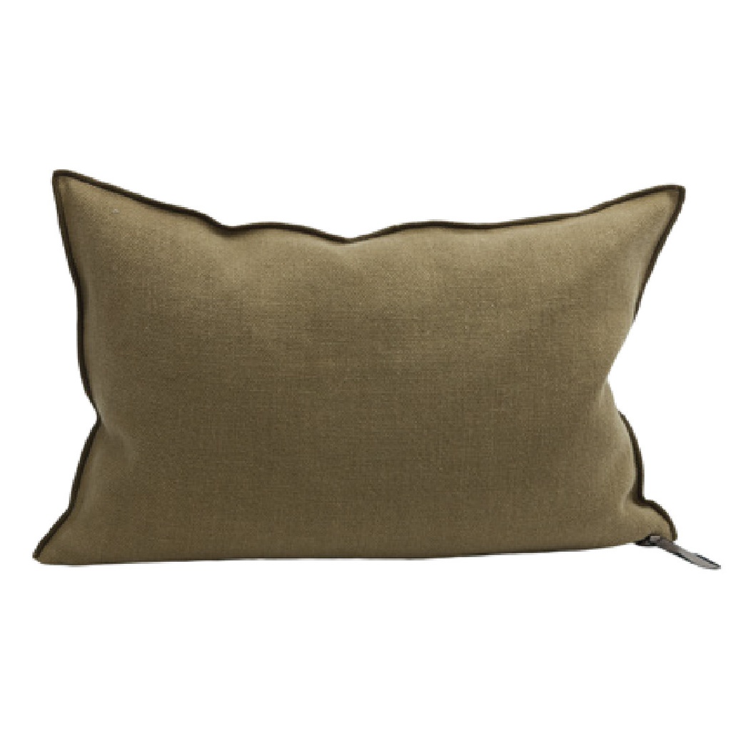 Coussin Vice Versa Lin Wabi Sabi Stone Washed - bronze (65 x 65 cm)