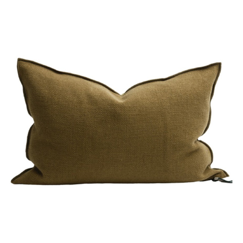 Coussin Vice Versa Toile Formentera - bronze
