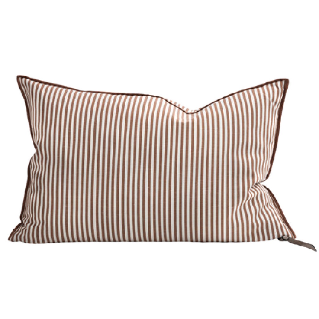 Coussin Vice Versa Toile Portofino - argile (65 x 65 cm)