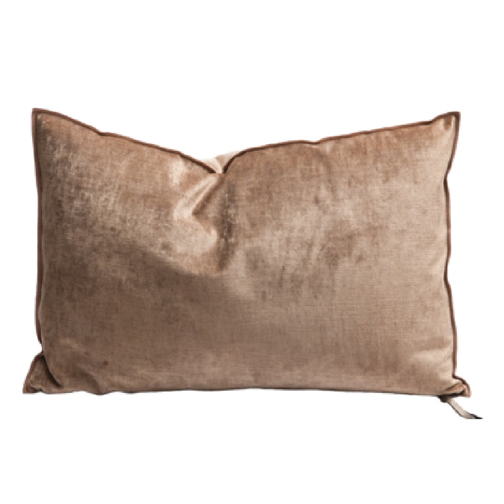 Coussin Vice Versa Velours Royal - terracotta