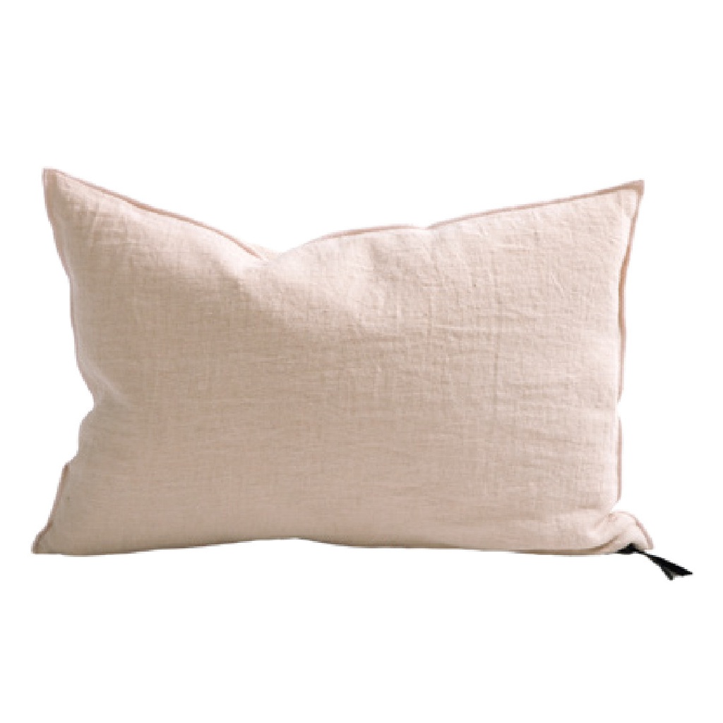 Coussin Vice Versa Lin Lavé Froissé - panty / givré