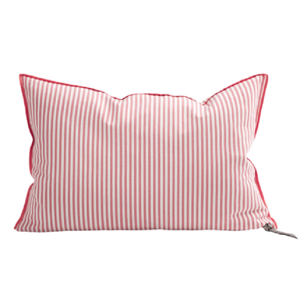 Coussin Vice Versa Toile Portofino - pivoine (65 x 65 cm)