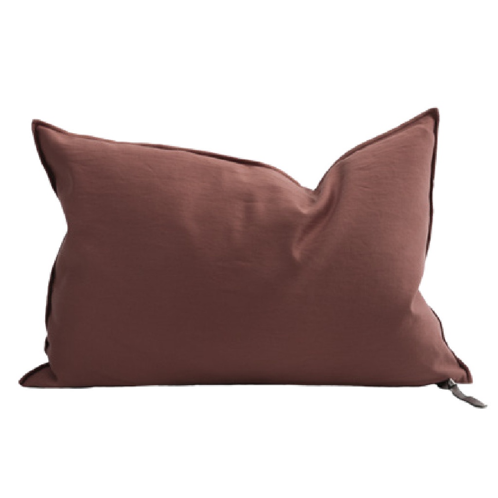 Coussin Vice Versa Satin Mimi - argile