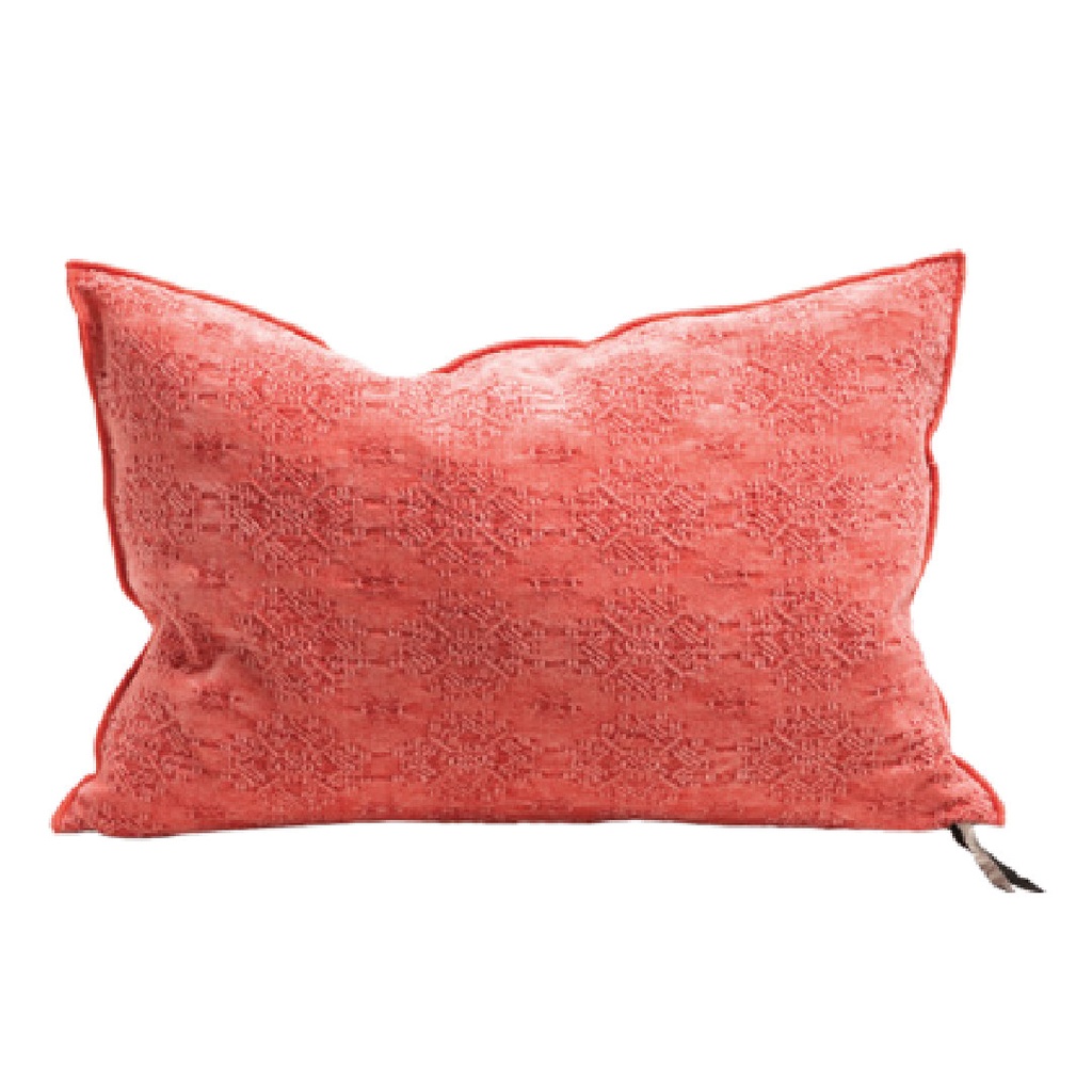 Coussin Vice Versa Jacquard Stone Washed Kilim - kilim pastèque