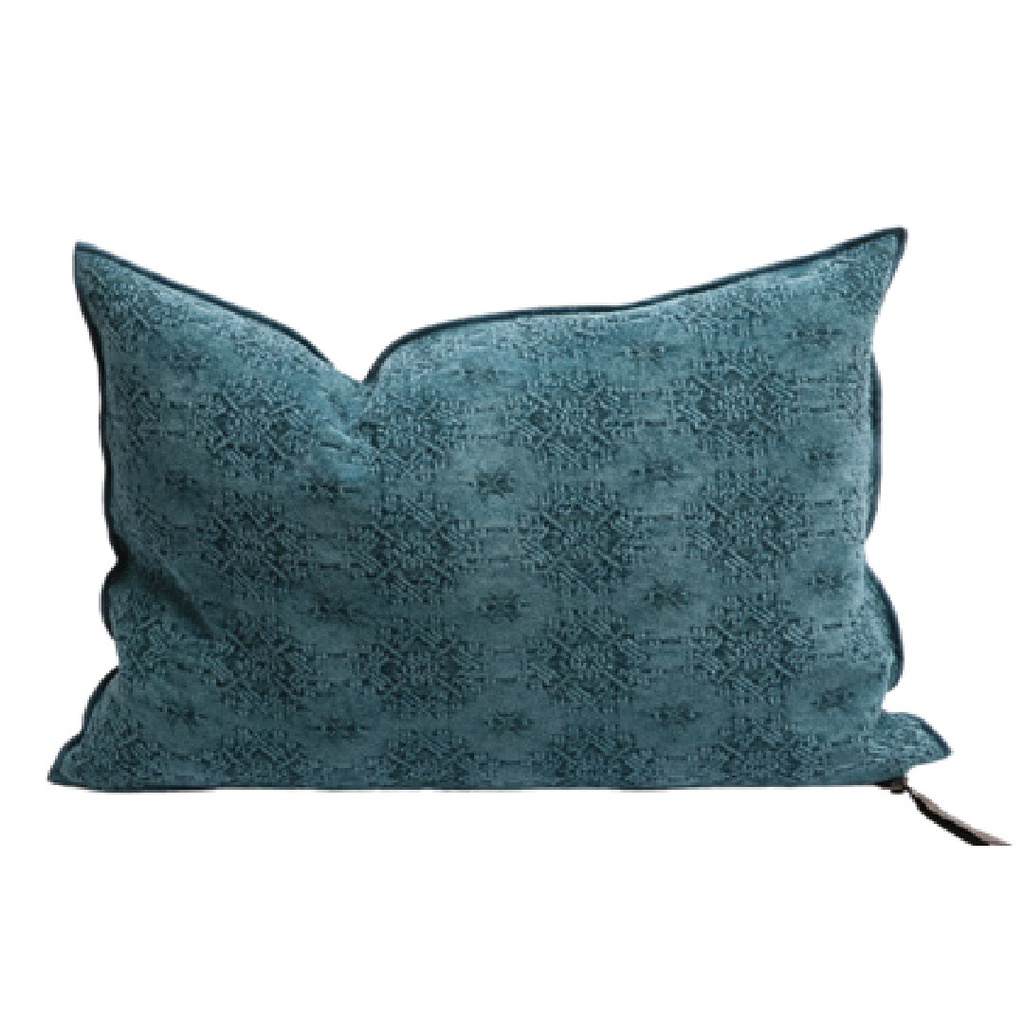 Coussin Vice Versa Jacquard Stone Washed Kilim - kilim riviera