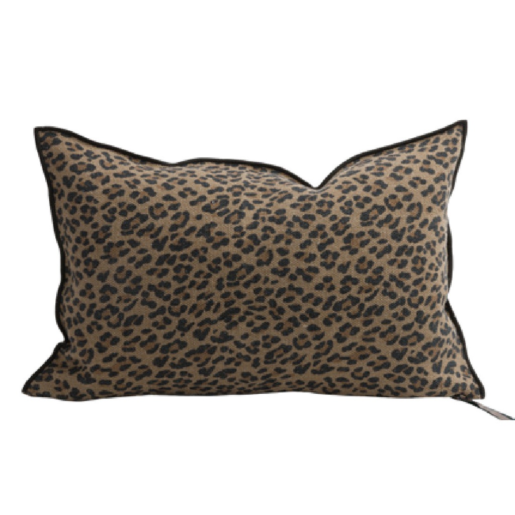 Coussin Vice Versa Lin Wabi-Sabi Imprimé - panthère