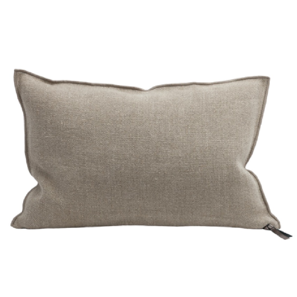 Coussin Vice Versa Lin Wabi Sabi Stone Washed - naturel (65 x 65 cm)