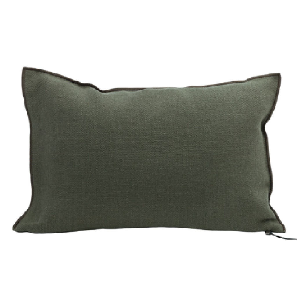 Coussin Vice Versa Lin Wabi Sabi Stone Washed - crocodile (65 x 65 cm)
