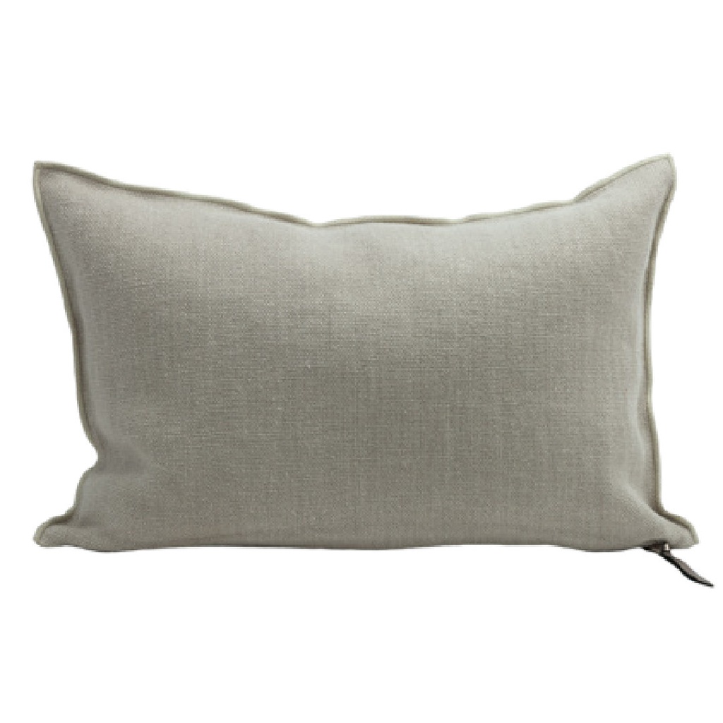 Coussin Vice Versa Lin Wabi Sabi Stone Washed - ciment (65 x 65 cm)