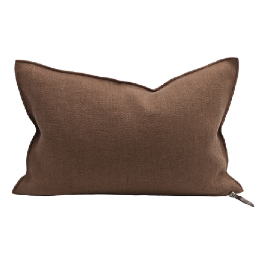 Coussin Vice Versa Lin Wabi Sabi Stone Washed - blush (65 x 65 cm)