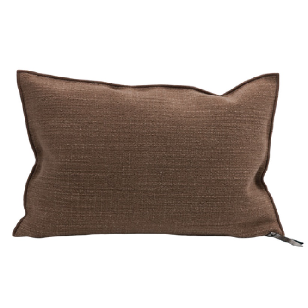 Coussin Vice Versa Toile Belsize Upcyclée - blush