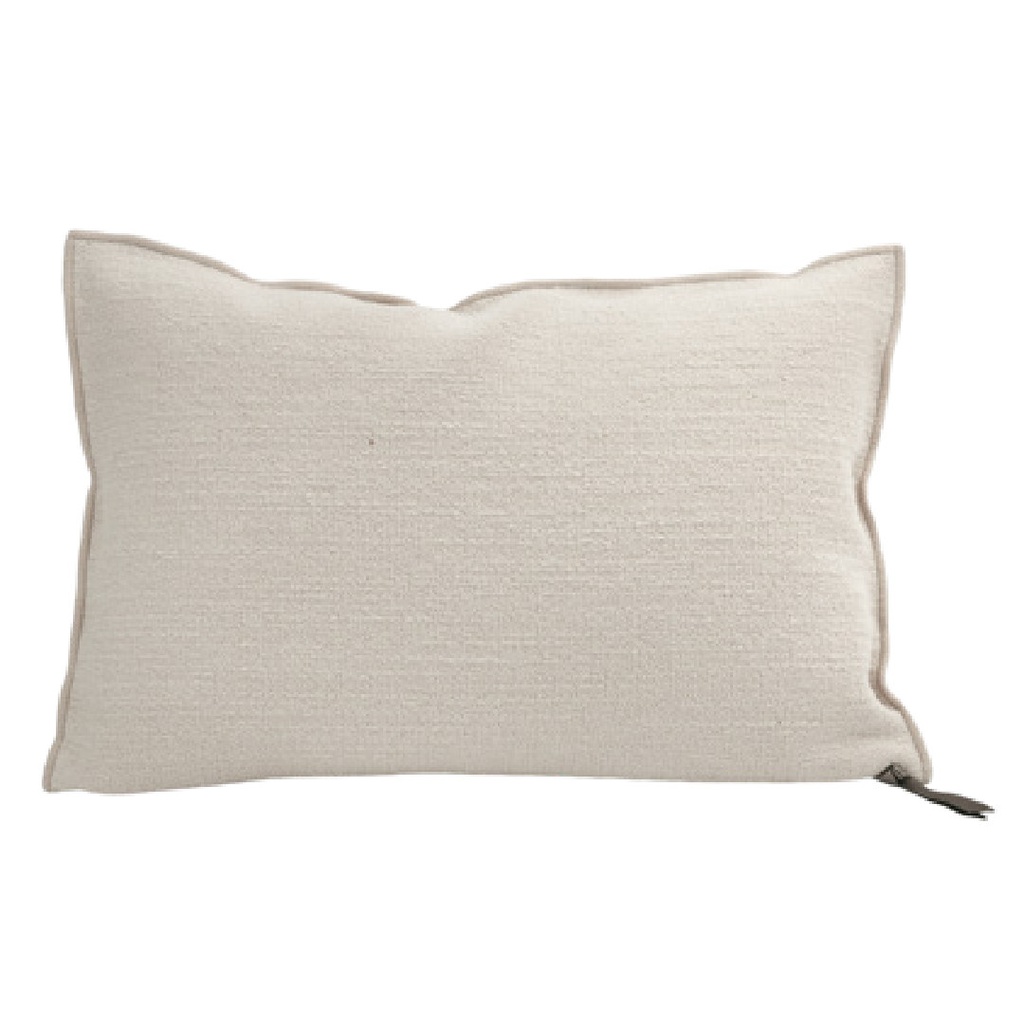 Coussin Vice Versa Toile Belsize Upcyclée - fior di latte