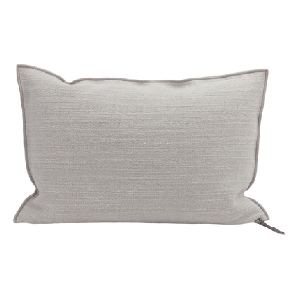 Coussin Vice Versa Toile Belsize Upcyclée - tourterelle