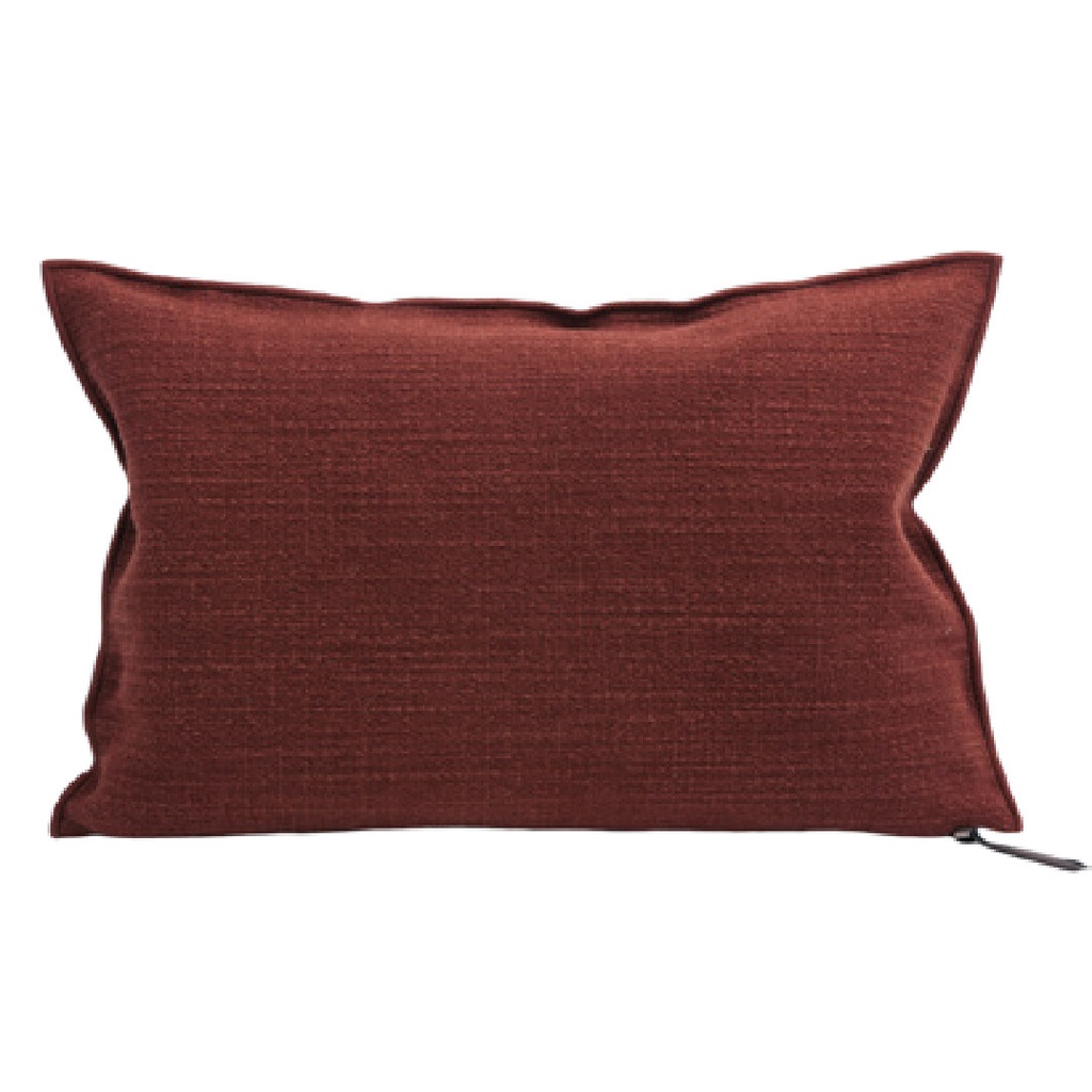 Coussin Vice Versa Toile Belsize Upcyclée - argile