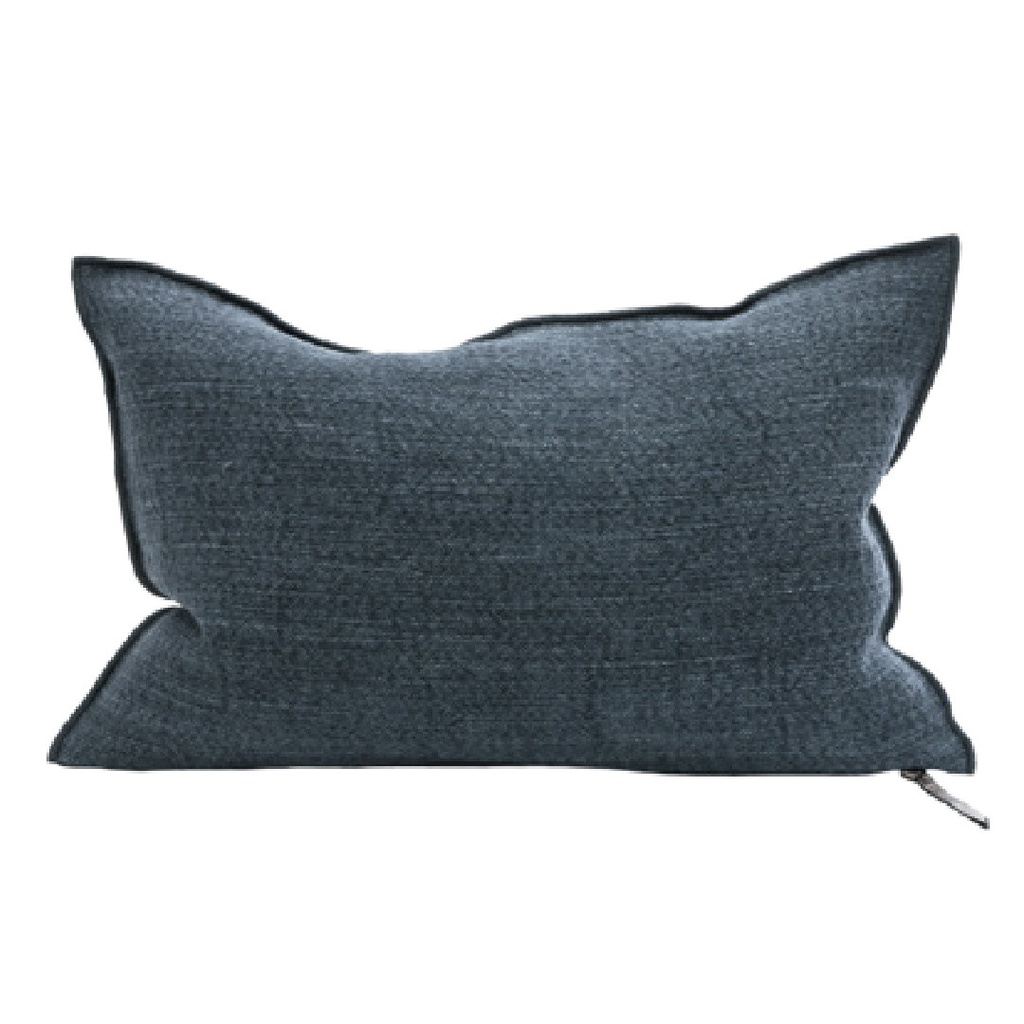 Coussin Vice Versa Toile Nomade - indigo