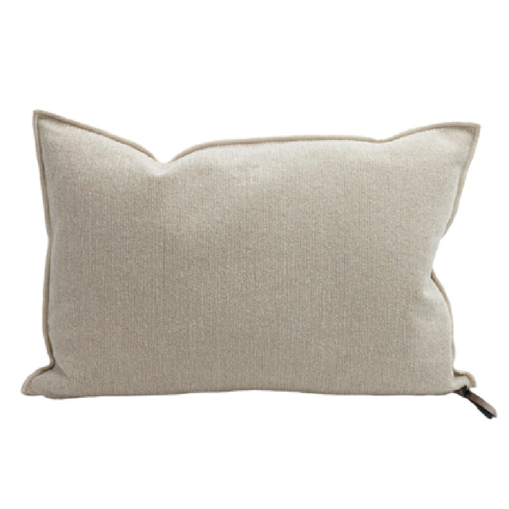 Coussin Vice Versa Toile de Naples Upcyclée - fior di latte