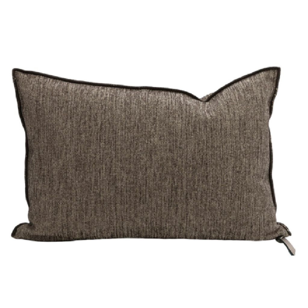 Coussin Vice Versa Toile de Naples Upcyclée - arabica