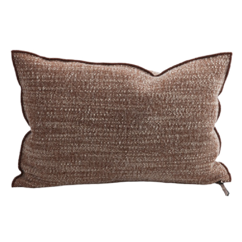 Coussin Vice Versa Toile de Berger - muscade givré