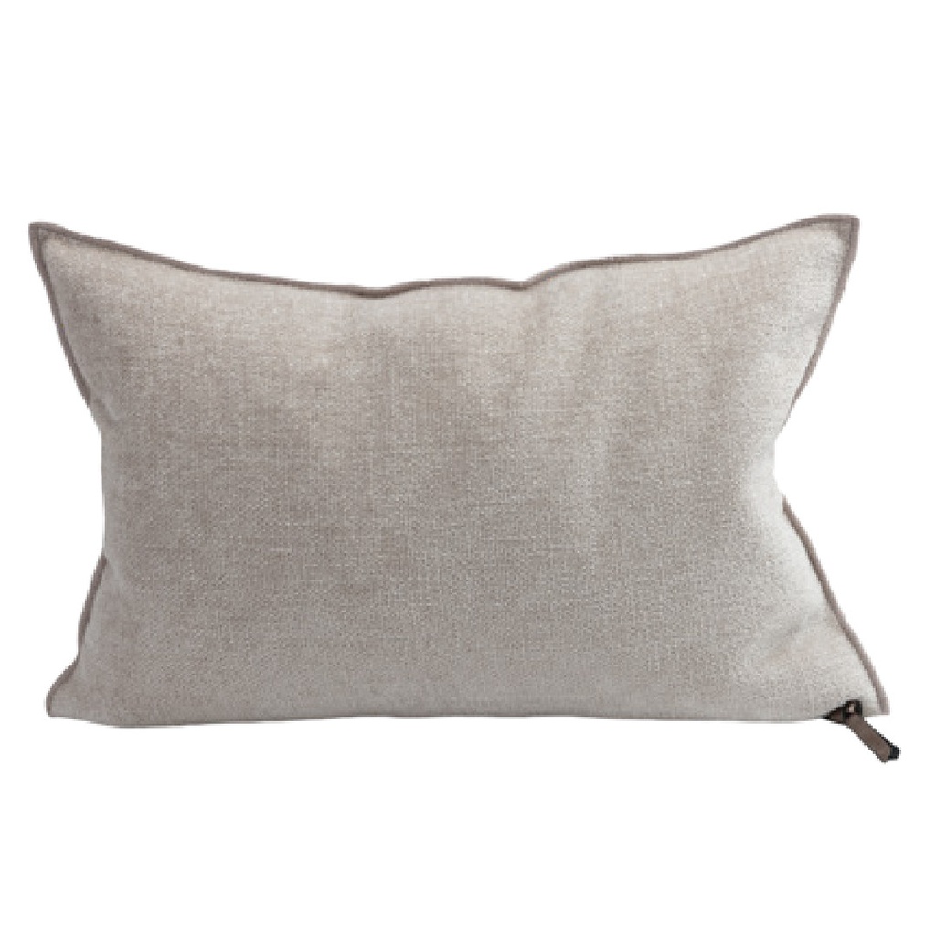 Coussin Vice Versa Chenille Visconti - tourterelle