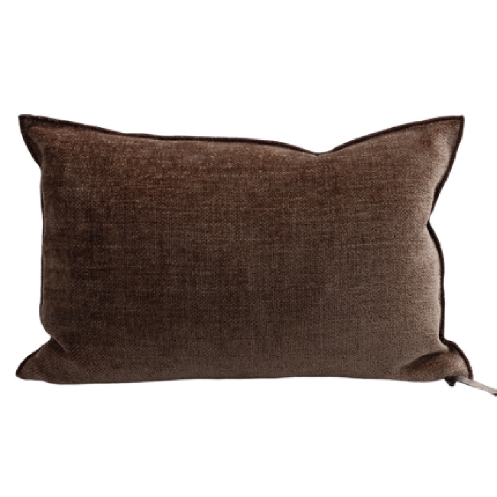 Coussin Vice Versa Chenille Visconti - muscade