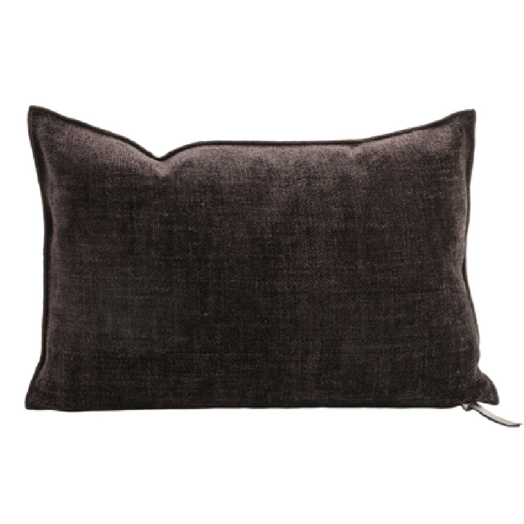 Coussin Vice Versa Chenille Visconti - brown berry