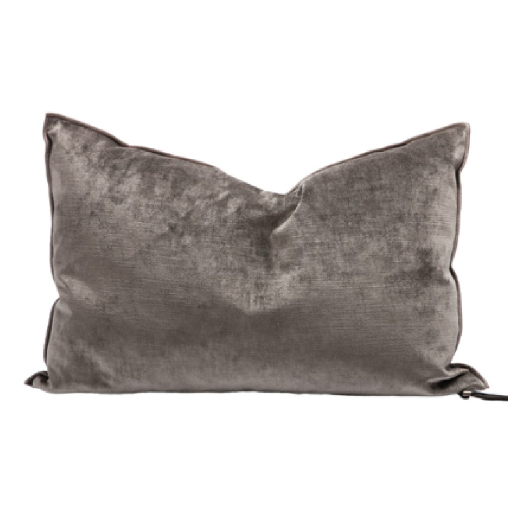 Coussin Vice Versa Velours Royal - écorce (65 x 65 cm)