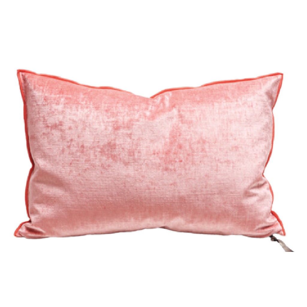 Coussin Vice Versa Velours Royal - pastèque