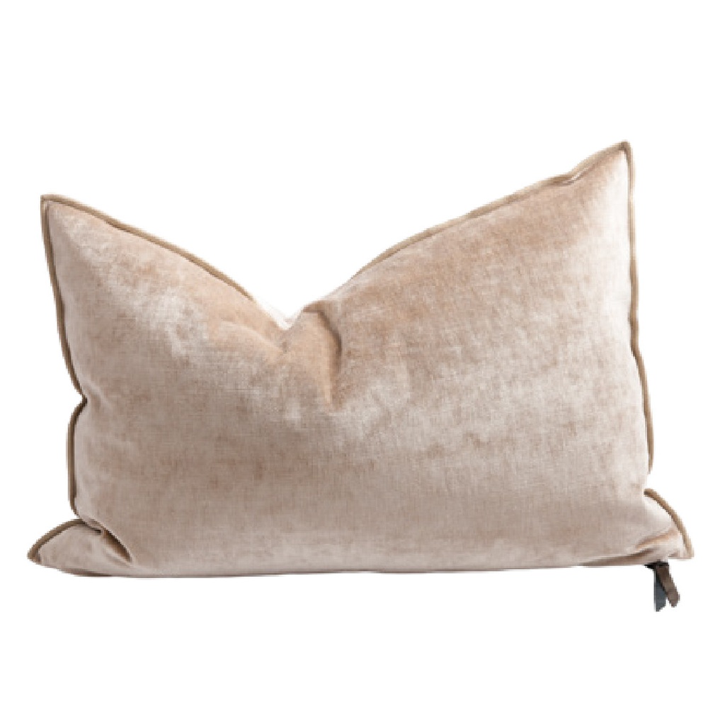 Coussin Vice Versa Velours Royal - nude