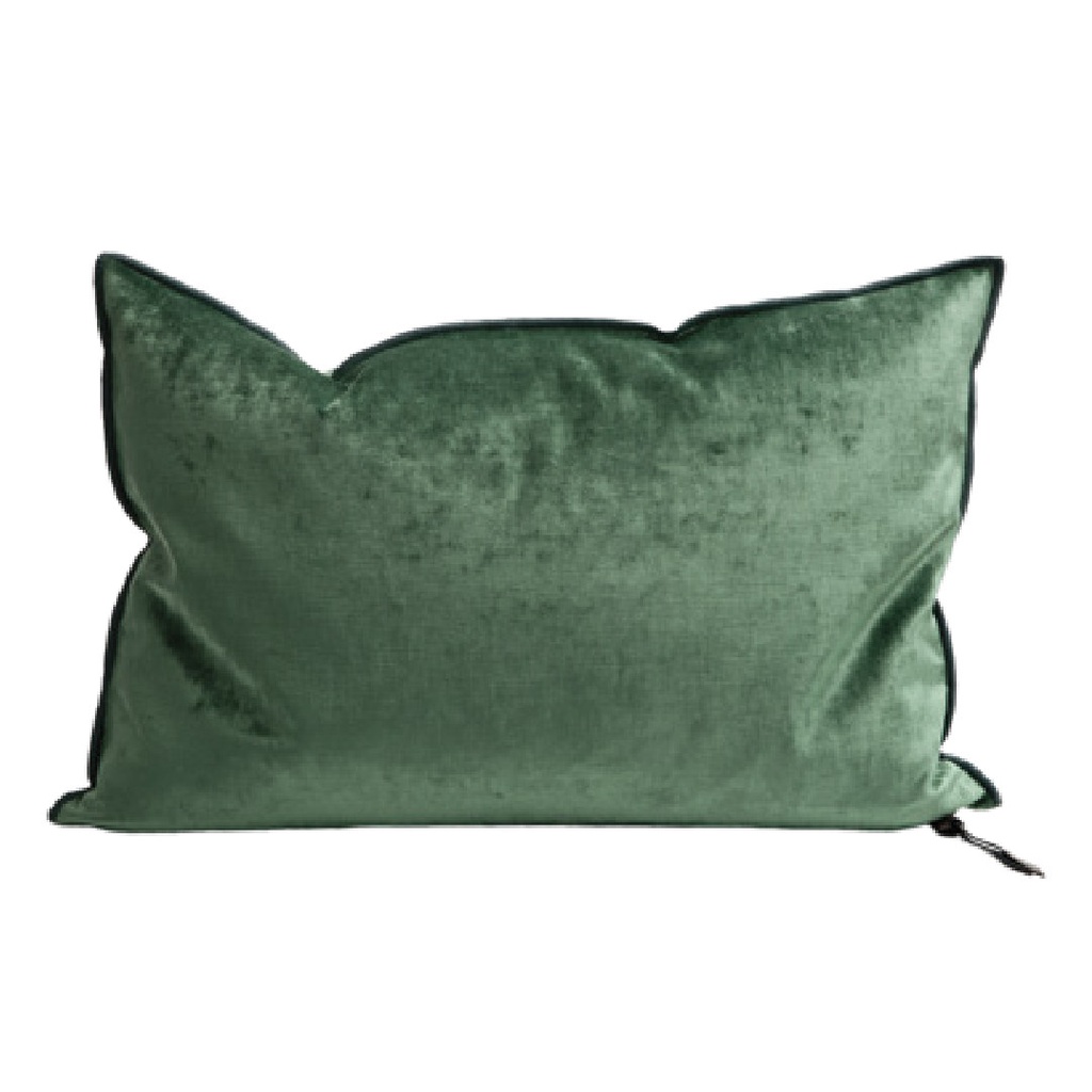 Coussin Vice Versa Velours Royal - forest