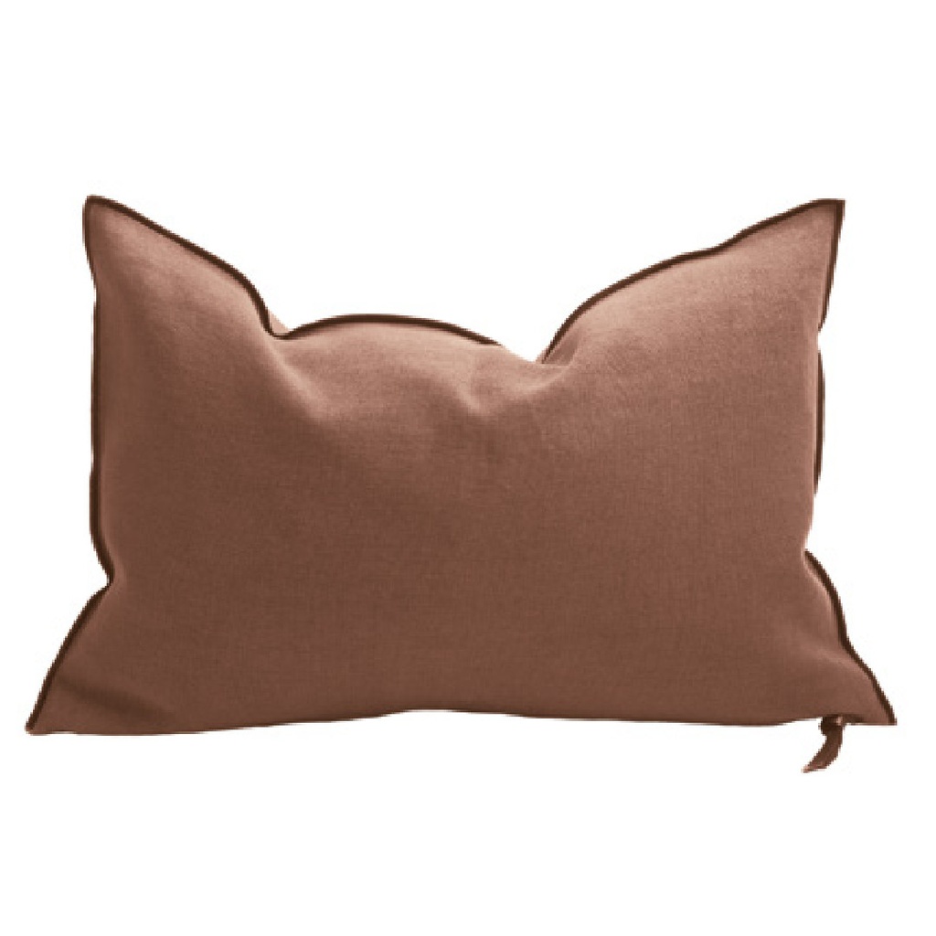 Coussin Vice Versa Lin Stone Washed - blush